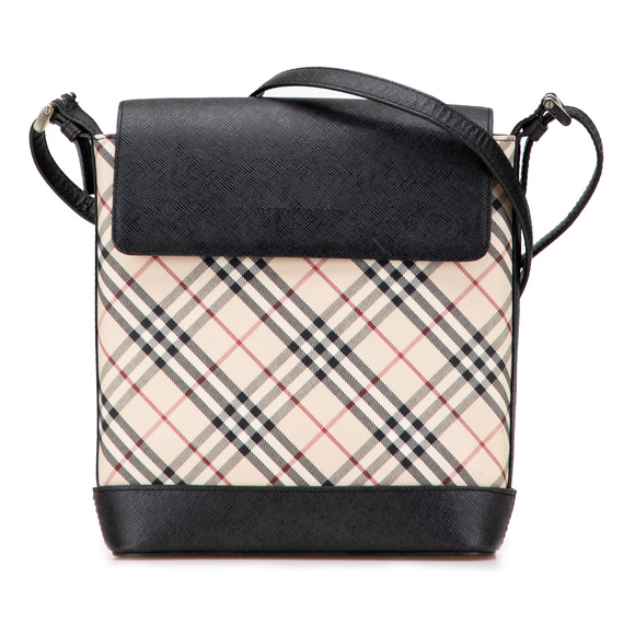 Pre-Loved Burberry Nova Check Canvas Crossbody - Picture 1 of 10